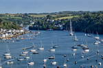 Looking down on The River Fowey from Polruan