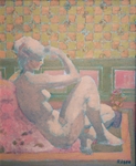estelle in green 50x40