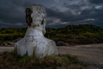 President Heads (Croaker, VA) | Abraham Lincoln Rear View