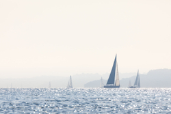 Tacking past Yarmouth