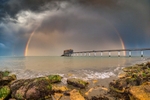 z4441 Evening Showers Bembridge