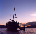 KM-05 Fishing boat near Hei Ling Chau - 1973