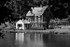 house on shawme pond [b&w]