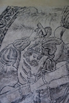 Nailing of Christ to the Cross, detail