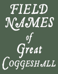 Field Names in Great Coggeshall portfolio