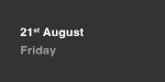 21st August, Ebor Friday portfolio
