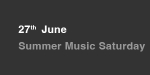 Summer Music Saturday portfolio