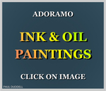 PORTFOLIO 1: ADORAMO INK & OIL PAINTINGS by Paul Duddell portfolio
