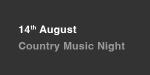 15th August, Country Music Night portfolio