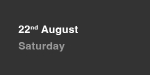 22nd August, Ebor Saturday portfolio