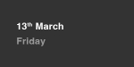 13th March portfolio