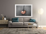 Interior modern design room 3D illustration