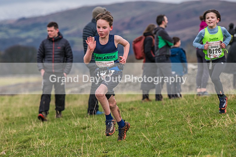 Cunswick U13-125 - Kendal Winter League Cunswick Scar Junior Under 13 Fell Race Sunday 26th January 2025