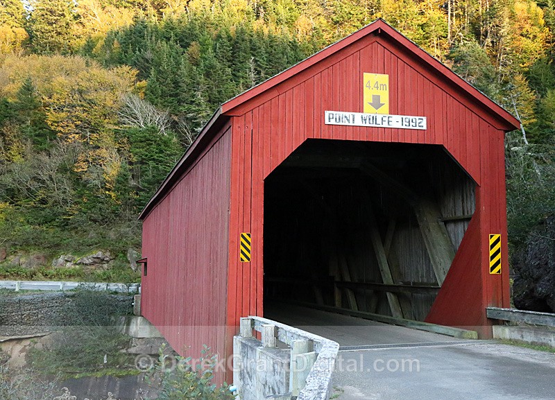 Point Wolfe Covered Bridge Fundy National Park NB Canada - Covered Bridges of New Brunswick