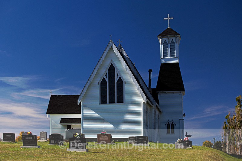 Christ Church Anglican Church Glassville New Brunswick Canada - Churches of New Brunswick