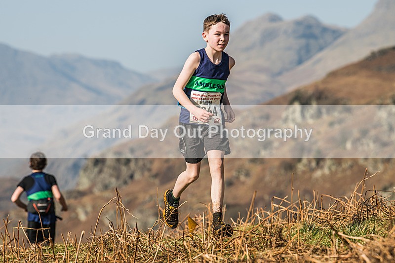 Elterwater-138 - Kendal Winter League Elterwater Under 13 Fell Race Sunday 9th March 2025