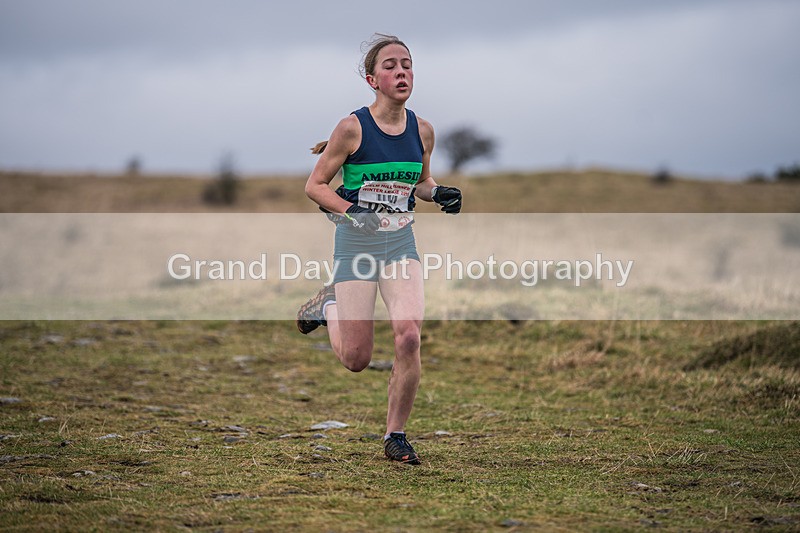 Cunswick U15  U17-156 - Kendal Winter League Cunswick Scar Junior Under 15 & 17 Fell Races Sunday 26th January 2025