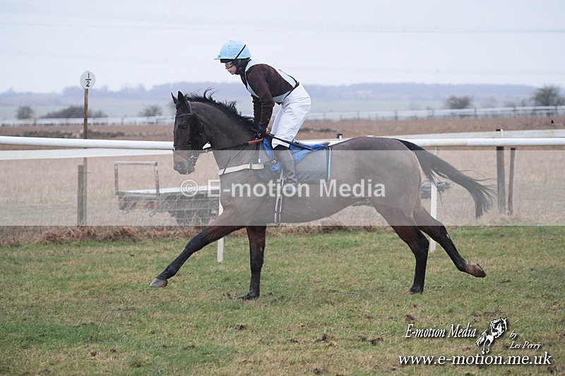 PtP 260125 703 - Cocklebarrow Point-to-Point racing with the Heythrop Hunt 26/01/25