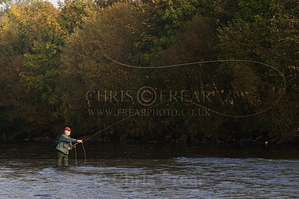 Casting-on-the-Nith-copy - Flyfishing Photography