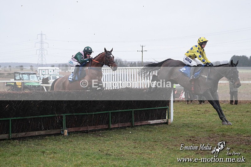 PtP 260125 733 - Cocklebarrow Point-to-Point racing with the Heythrop Hunt 26/01/25