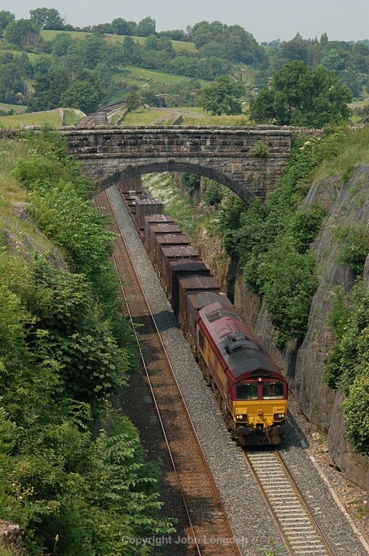 3.7.06 66091 6E13 Kirkby Thore - Milford, Crosby Garrett Tunnel - Crosby Garret Tunnel