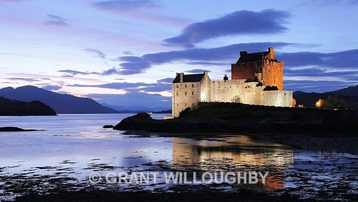 Eilean Donan Castle sunset - Horizontal