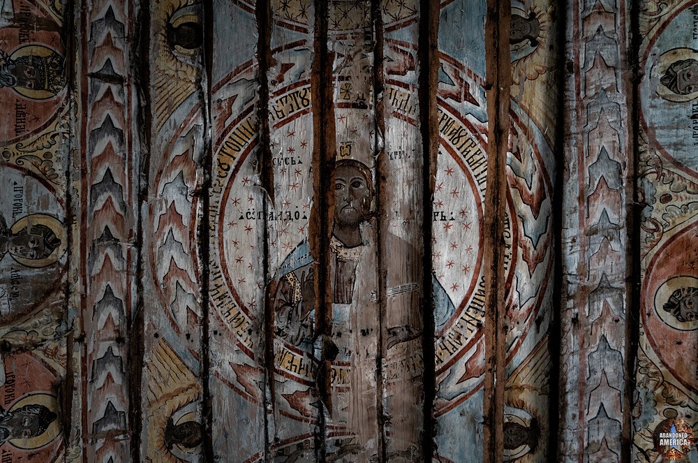 St. Nicolae Church Ceiling Painting | Gherdeal, Romania - The Ghost Village of Gherdeal