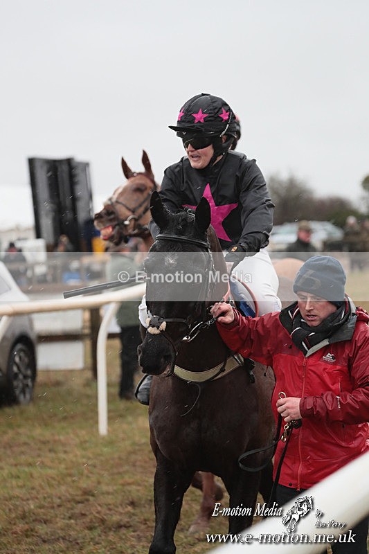 PtP 260125 171 - Cocklebarrow Point-to-Point racing with the Heythrop Hunt 26/01/25
