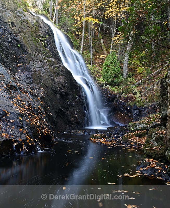 Upper Moss Glen Waterfalls - New Brunswick Landscape
