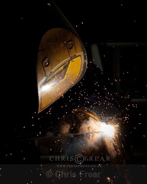 Environmental Portrait of a Industrial Welder - Industrial Welding