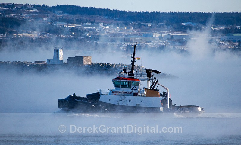 Courtenay Bay Breakwater Battery - Saint John, NB Canada - Extreme Weather