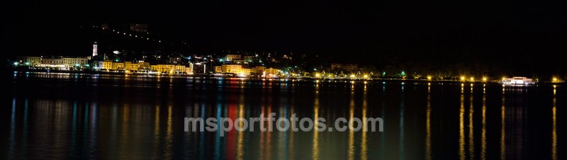 Bellagio at midnight from Cadenabbia - Travel, city/land scapes