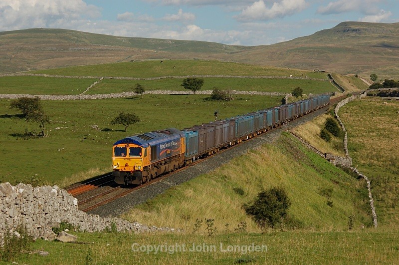 30.7.07 66722 6M91 Drax - Kirkby Thore, Waitby Common - Waitby Common