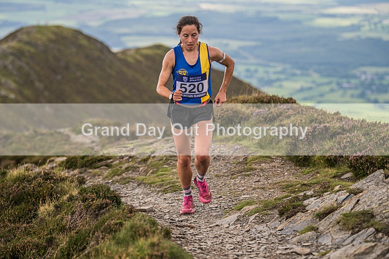 Uphill Only-307 - British Athletics Off Road Running Championships Senior Uphill Only Trial - Skiddaw Friday 15th Augu