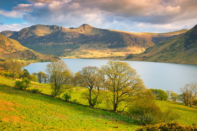Crummock Water with Red Pike.    ref  9956 - The Pennines and Cumbria
