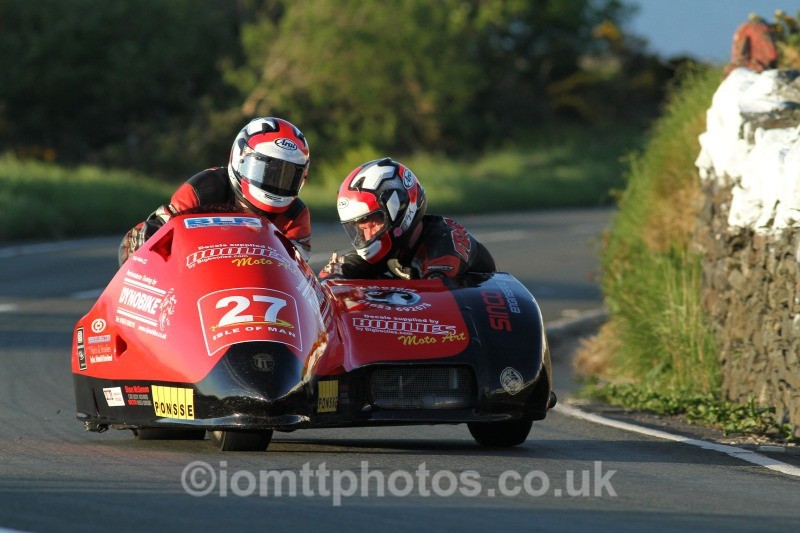 Nicholas Dukes / William Moralee BLR / DynoBike - Monday Practice - Sidecars