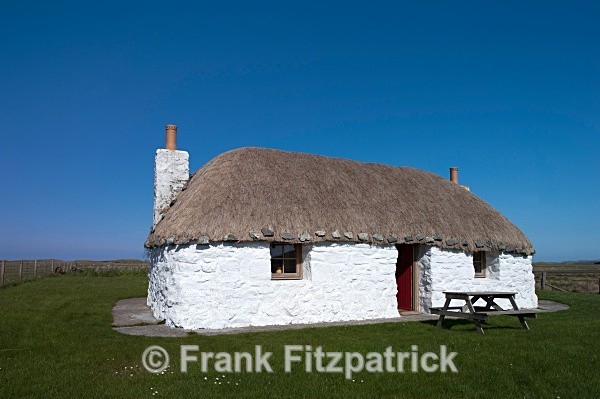 Crofters cottage, North Uist. - North Uist