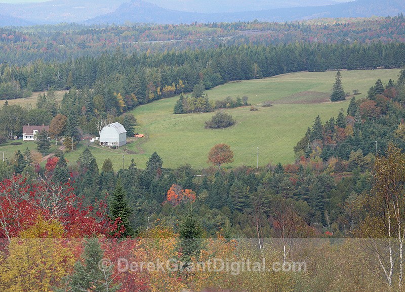 Hammond River Valley - New Brunswick Autumn Foliage - New Brunswick Landscape