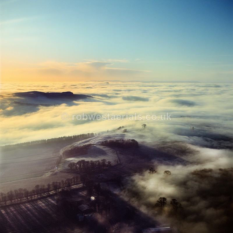 Cleish Hills by Aldie Castle in Scotland