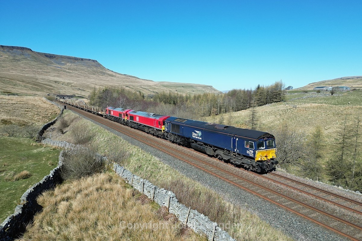 JL - 7.4.25 66423/007/165 6K05 Carlisle - Crewe, Ais Gill MP260 - Latest shots