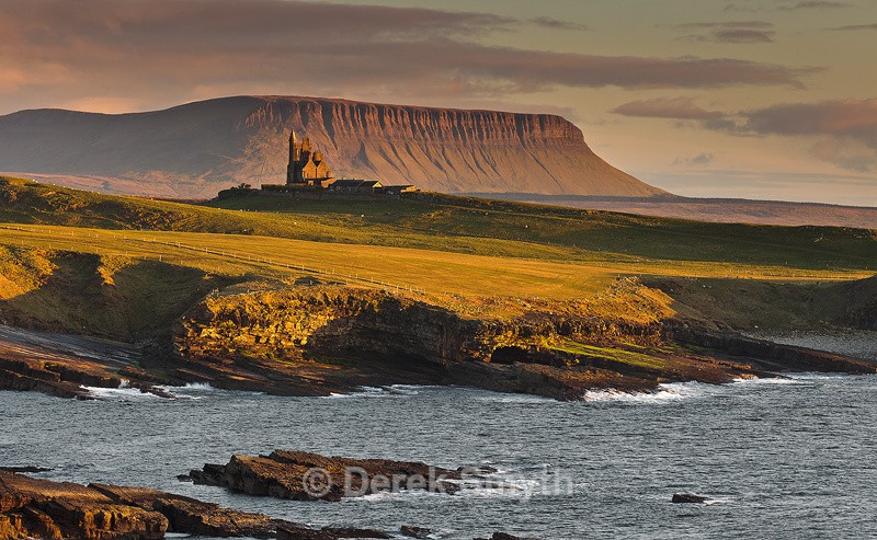 Evening Light On Classiebawn Castle - Mullaghmore County Sligo