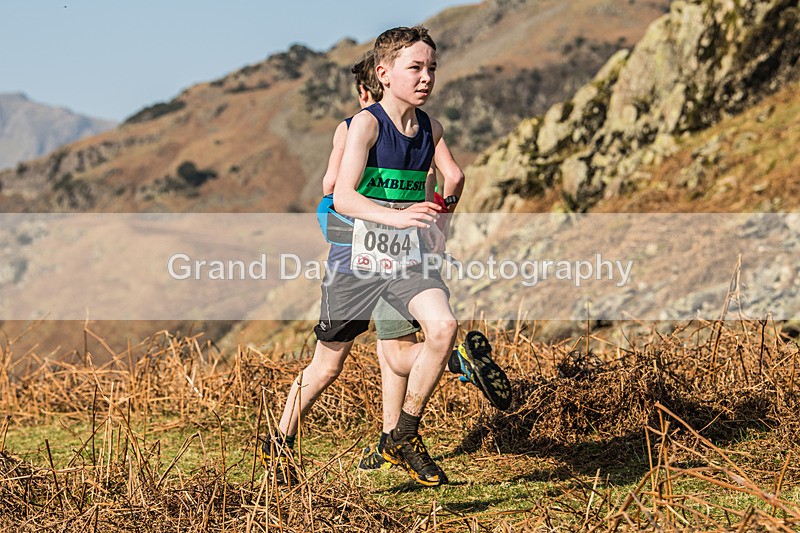 Elterwater-140 - Kendal Winter League Elterwater Under 13 Fell Race Sunday 9th March 2025