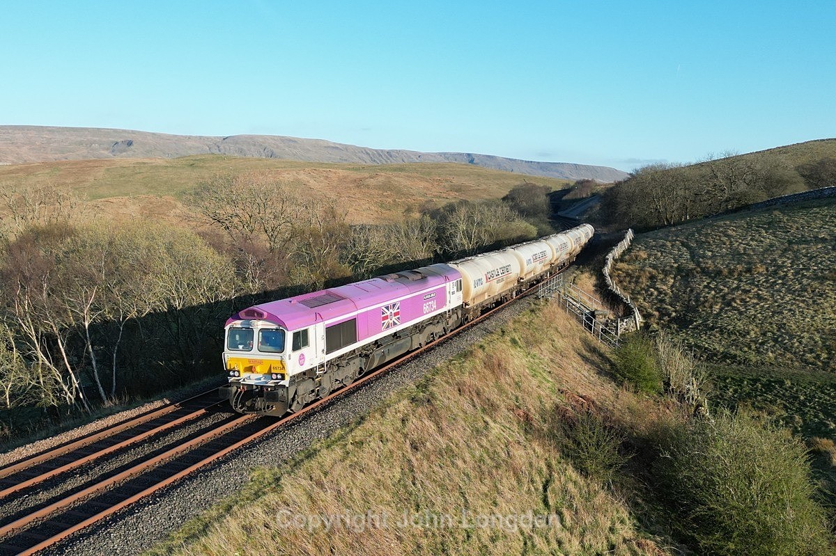 JL - 9.4.25 66734 6C00 Clitheroe - Carlisle NY, Birkett Common - Latest shots