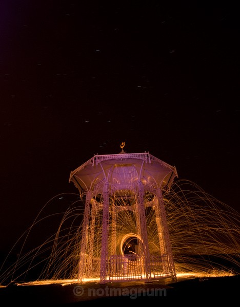 purple spinner - NIGHT TIME