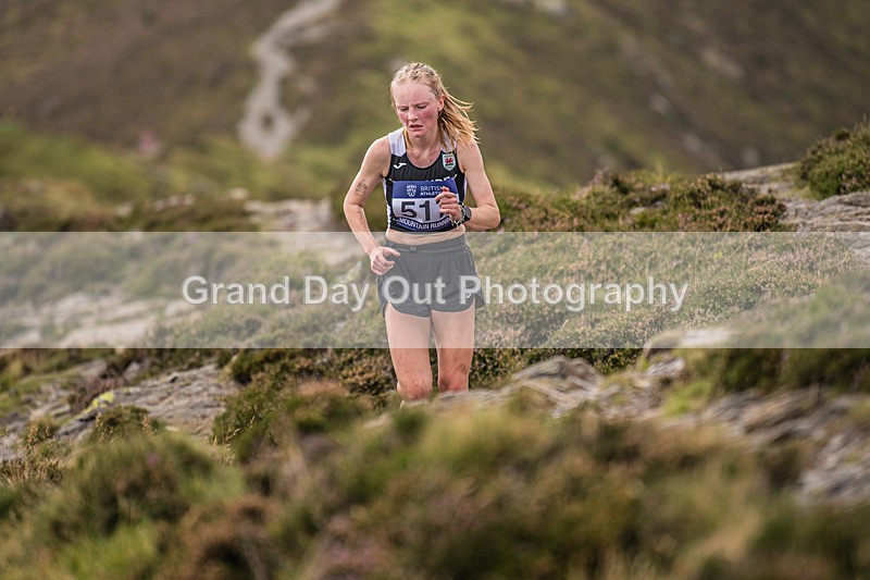 Uphill Only-201 - British Athletics Off Road Running Championships Senior Uphill Only Trial - Skiddaw Friday 15th Augu
