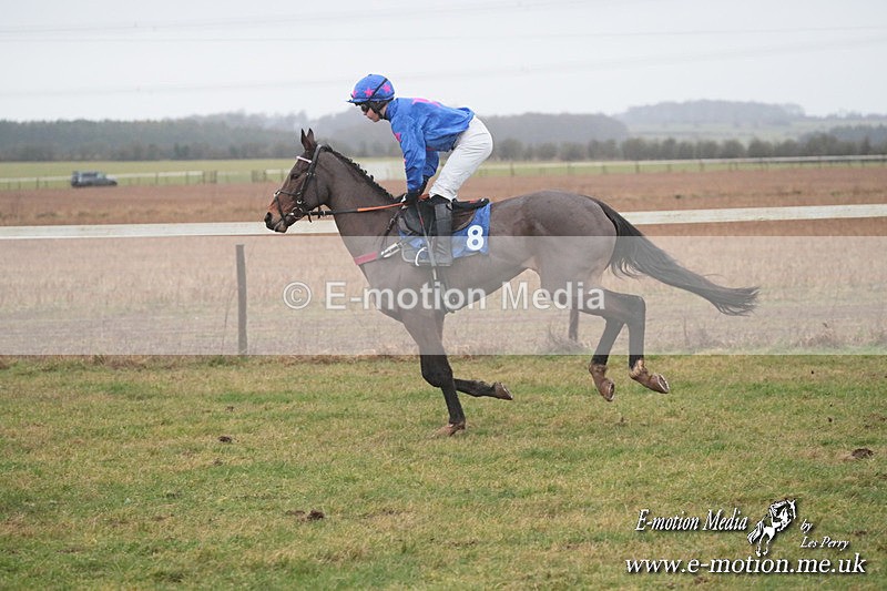 PtP 260125 487 - Cocklebarrow Point-to-Point racing with the Heythrop Hunt 26/01/25
