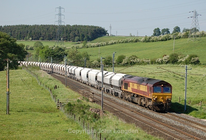 10.6.06 66021 6M46 Redcar - Hardendale, Little Strickland - West Coast Main Line (north to south)