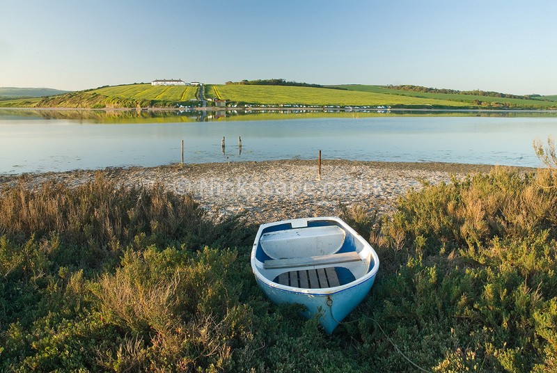 Chesil Beach Fishing boat on the Fleet Dorset Photography Gallery