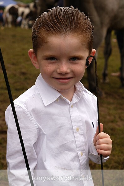 10, Smiling young Boy Spancil Hill Horse fair, Co.Clare - Horse Fairs, Ireland