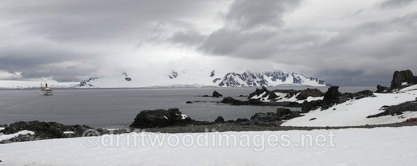 View from Half Moon Island - Antarctica